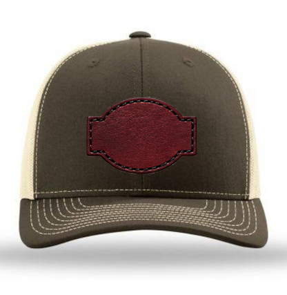 Richardson 112 Colors Leather Patch Trucker Hat