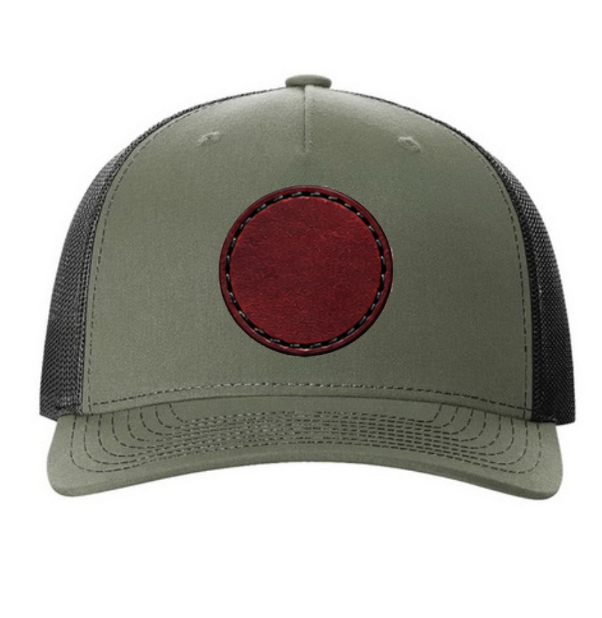 Richardson 112 Colors Leather Patch Trucker Hat