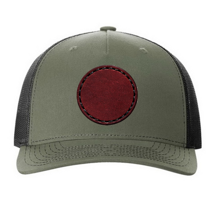 Richardson 112 Colors Leather Patch Trucker Hat