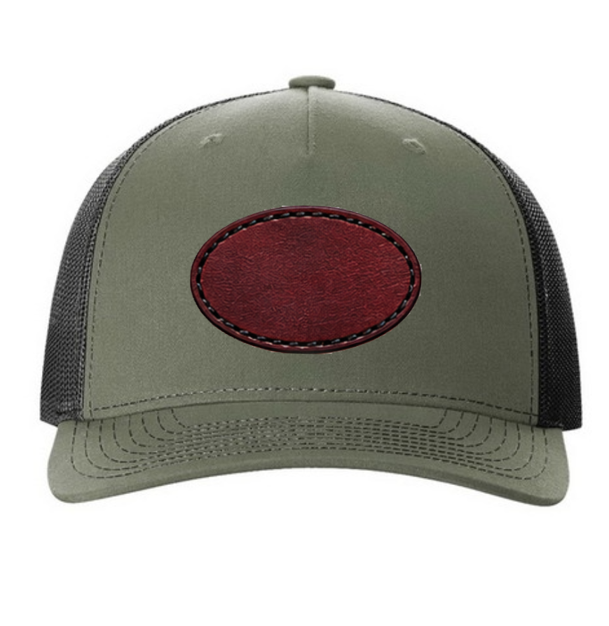 Richardson 112 Colors Leather Patch Trucker Hat