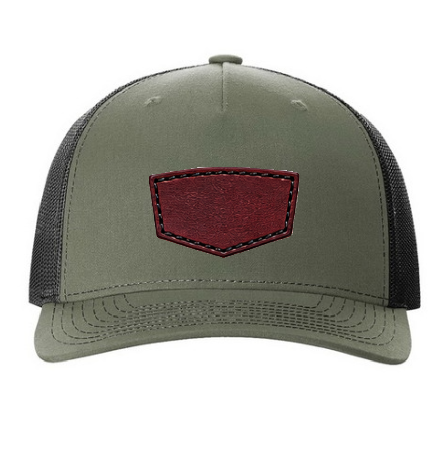 Richardson 112 Colors Leather Patch Trucker Hat