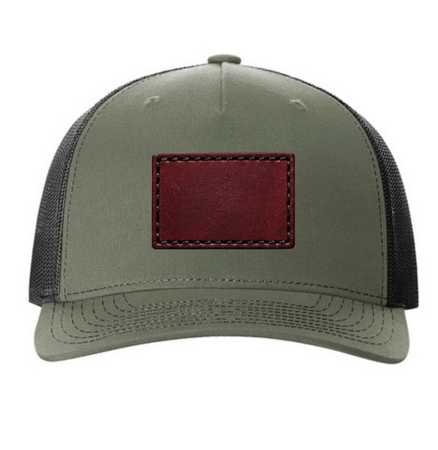 Richardson 112 Colors Leather Patch Trucker Hat