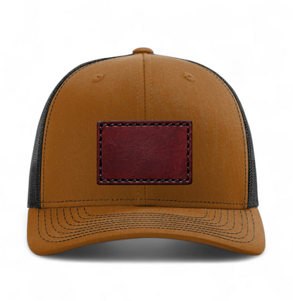 Richardson 112 Colors Leather Patch Trucker Hat