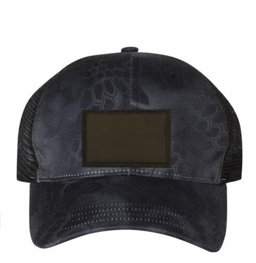 Typhon/ Black Richardson Leather Patch Soft Cap