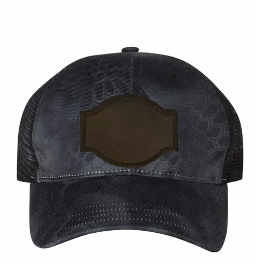 Typhon/ Black Richardson Leather Patch Soft Cap