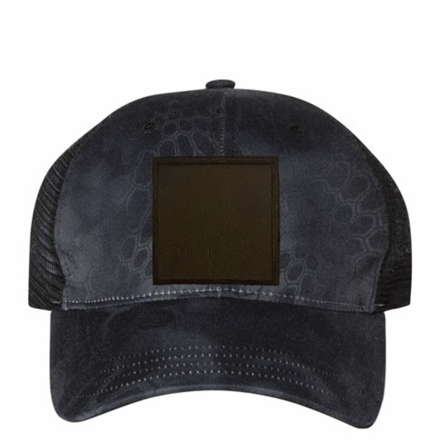 Typhon/ Black Richardson Leather Patch Soft Cap