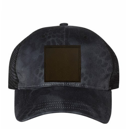 Typhon/ Black Richardson Leather Patch Soft Cap